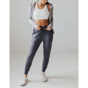 Senita Athletics weekend Jogger in Light Navy